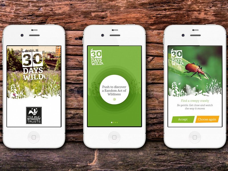 New 30 Days Wild app